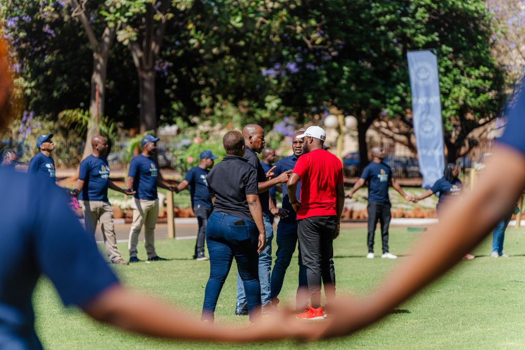 Full group outdoor activity